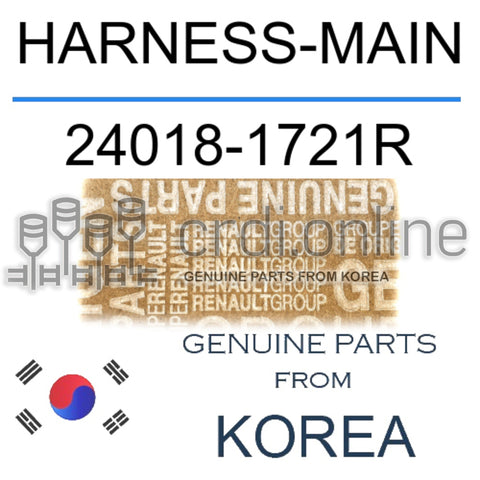 HARNESS-MAIN [ORIGINAL] 24018-1721R 240181721R 24018 1721R