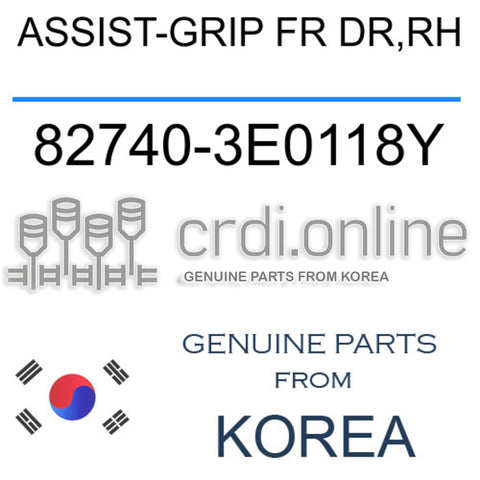 ASSIST-GRIP FR DR,RH 82740-3E0118Y 827403E0118Y 82740 3E0118Y