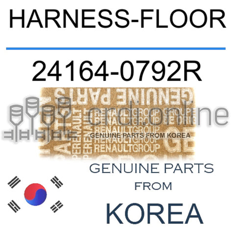 HARNESS-FLOOR [ORIGINAL] 24164-0792R 241640792R 24164 0792R