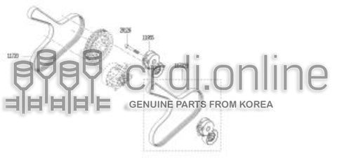 BELT & PULLEY KIT(W/O PULLEY) 11720-8646R 117208646R 11720 8646R