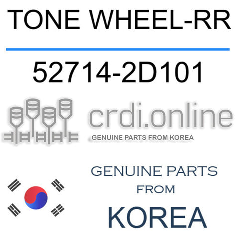 TONE WHEEL-RR [ORIGINAL] 52714-2D101 527142D101 52714 2D101