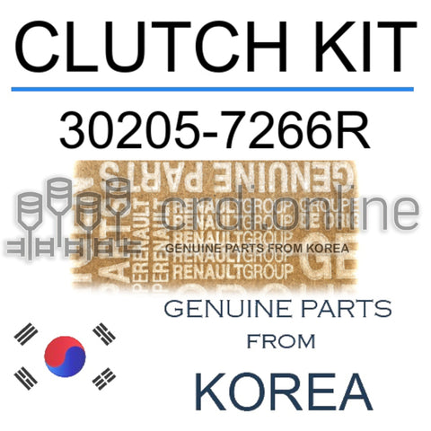 CLUTCH KIT [ORIGINAL] 30205-7266R 302057266R 30205 7266R