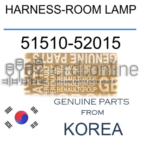 HARNESS-ROOM LAMP [ORIGINAL] 51510-52015 5151052015 51510 52015