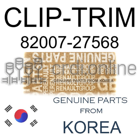 CLIP-TRIM [ORIGINAL] 82007-27568 8200727568 82007 27568