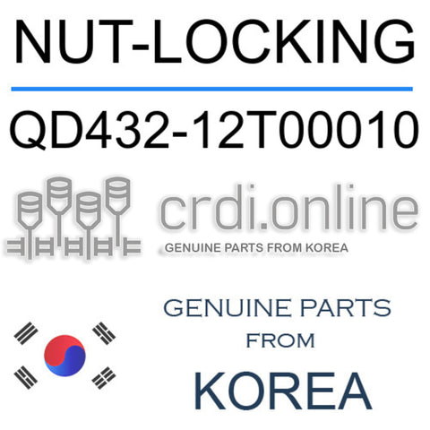 NUT-LOCKING [ORIGINAL] QD432-12T00010 QD43212T00010 QD432 12T00010