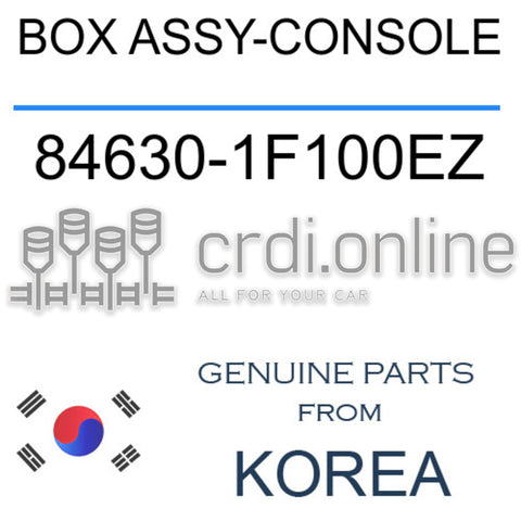 BOX ASSY-CONSOLE 84630-1F100EZ 846301F100EZ 84630 1F100EZ