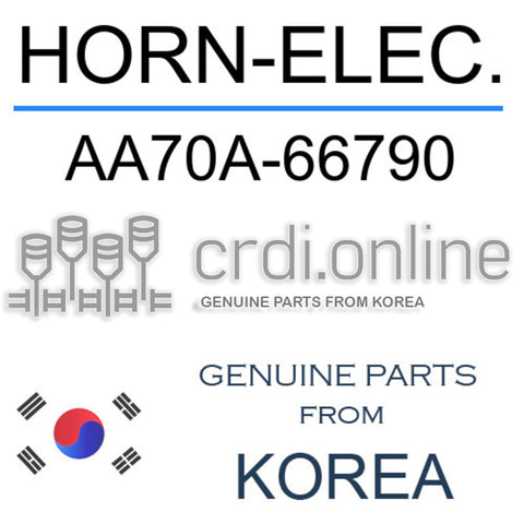 HORN-ELEC. AA70A-66790 AA70A66790 AA70A 66790