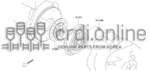 DISK ASSY-CLUTCH 31201-12820 3120112820 31201 12820