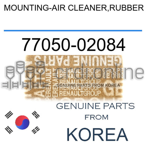 MOUNTING-AIR CLEANER,RUBBER [ORIGINAL] 77050-02084 7705002084 77050 02084