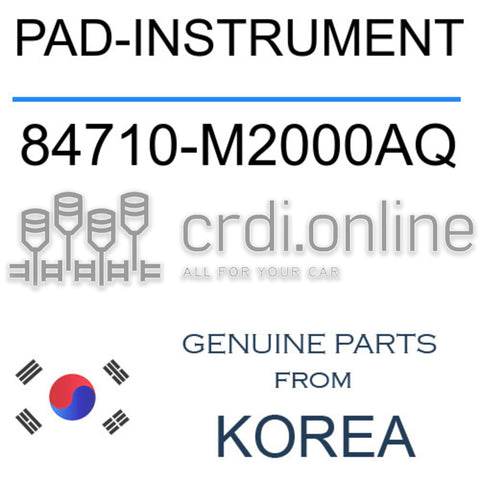 PAD-INSTRUMENT [ORIGINAL] 84710-M2000AQ 84710M2000AQ 84710 M2000AQ