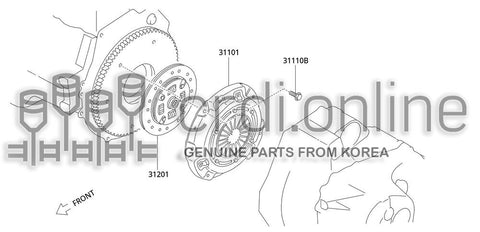DISK ASSY-CLUTCH 31201-43800 3120143800 31201 43800