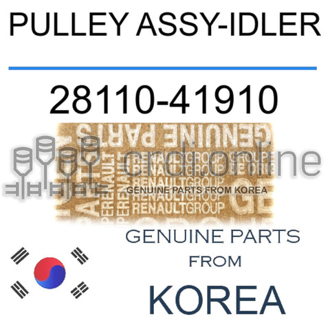 PULLEY ASSY-IDLER [ORIGINAL] 28110-41910 2811041910 28110 41910
