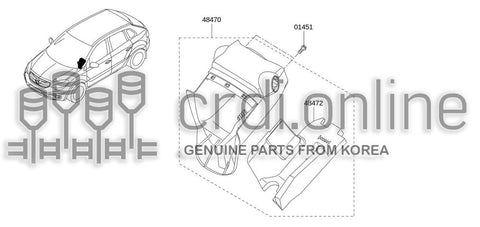 COVER ASSY-STEERING COLUMN 48470-JY00A 48470JY00A 48470 JY00A