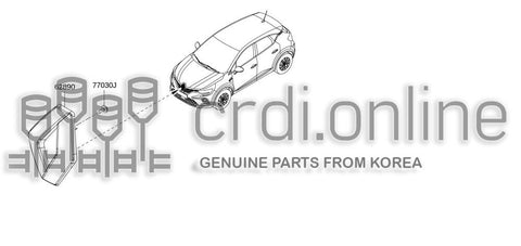 EMBLEM-FRONT 62890-0961R 628900961R 62890 0961R