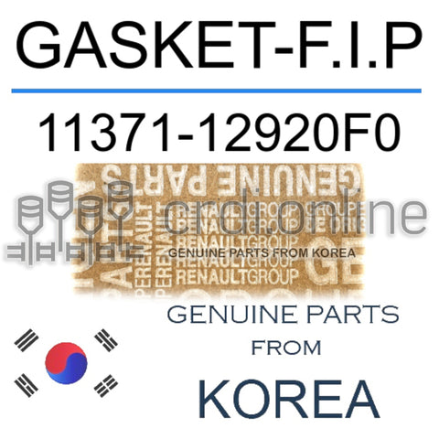 GASKET-F.I.P [ORIGINAL] 11371-12920F0 1137112920F0 11371 12920F0