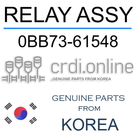 RELAY ASSY [ORIGINAL] 0BB73-61548 0BB7361548 0BB73 61548