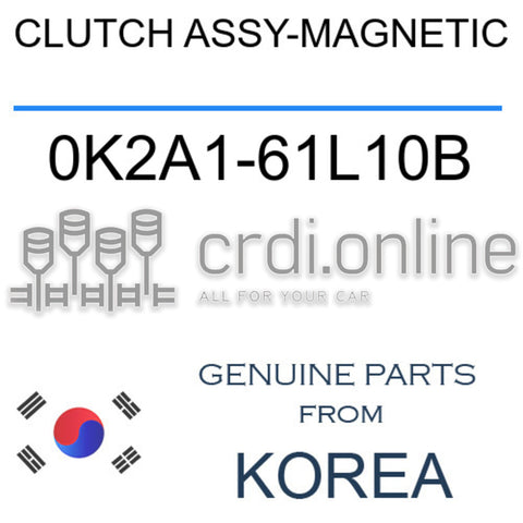 CLUTCH ASSY-MAGNETIC [ORIGINAL] 0K2A1-61L10B 0K2A161L10B 0K2A1 61L10B