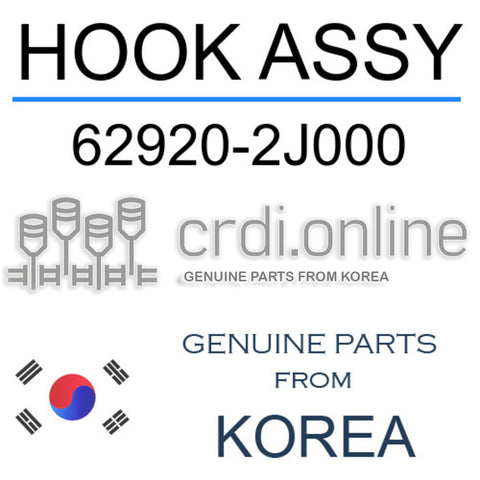 HOOK ASSY [ORIGINAL] 62920-2J000 629202J000 62920 2J000