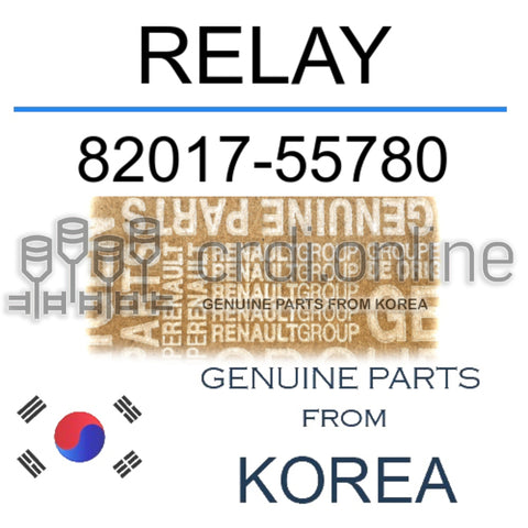 RELAY [ORIGINAL] 82017-55780 8201755780 82017 55780