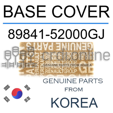 BASE COVER [ORIGINAL] 89841-52000GJ 8984152000GJ 89841 52000GJ