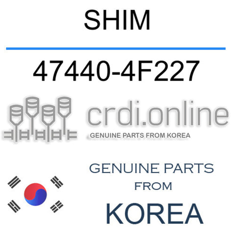 SHIM [ORIGINAL] 47440-4F227 474404F227 47440 4F227