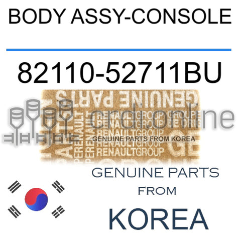 BODY ASSY-CONSOLE [ORIGINAL] 82110-52711BU 8211052711BU 82110 52711BU