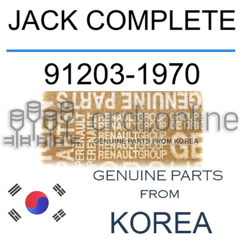 JACK COMPLETE [ORIGINAL] 91203-1970 912031970 91203 1970