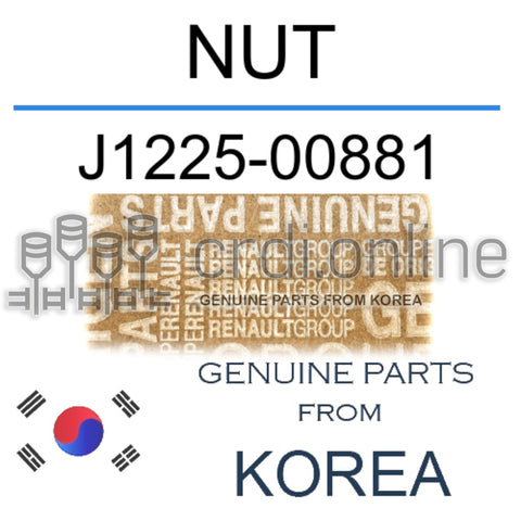 NUT [ORIGINAL] J1225-00881 J122500881 J1225 00881