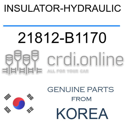 INSULATOR-HYDRAULIC [ORIGINAL] 21812-B1170 21812B1170 21812 B1170