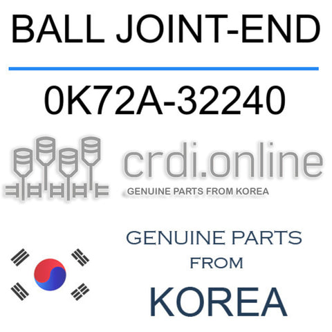 BALL JOINT-END 0K72A-32240 0K72A32240 0K72A 32240