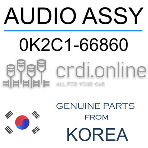 AUDIO ASSY 0K2C1-66860 0K2C166860 0K2C1 66860