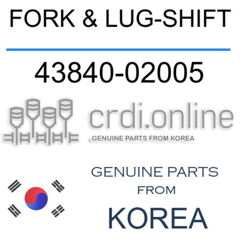 FORK & LUG-SHIFT [ORIGINAL] 43840-02005 4384002005 43840 02005