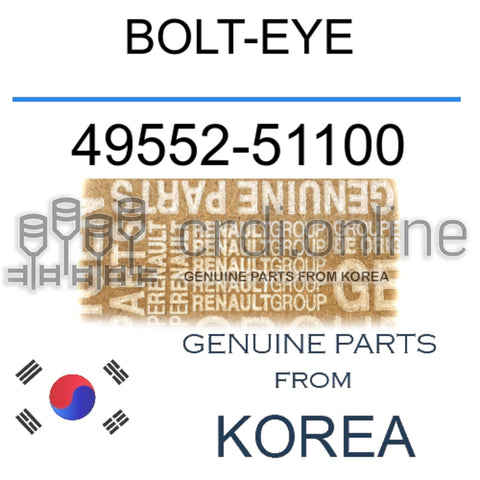 BOLT-EYE [ORIGINAL] 49552-51100 4955251100 49552 51100