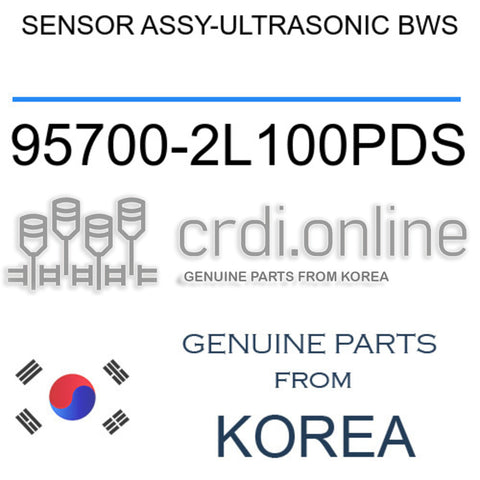 SENSOR ASSY-ULTRASONIC BWS [ORIGINAL] 95700-2L100PDS 957002L100PDS 95700 2L100PDS