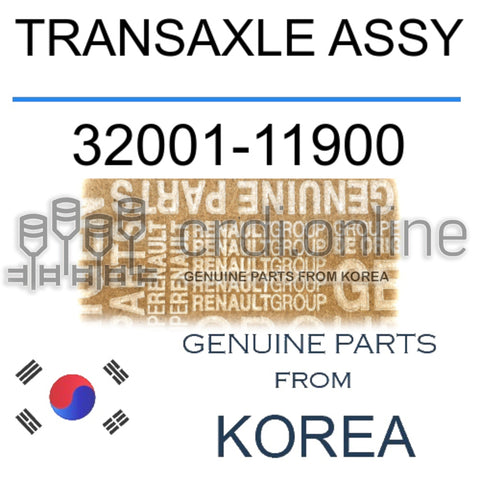 TRANSAXLE ASSY [ORIGINAL] 32001-11900 3200111900 32001 11900