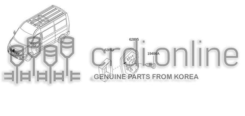 EMBLEM-FRONT 62890-4053R 628904053R 62890 4053R