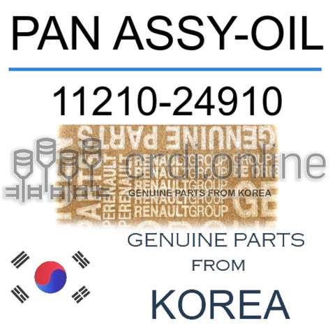 PAN ASSY-OIL [ORIGINAL] 11210-24910 1121024910 11210 24910