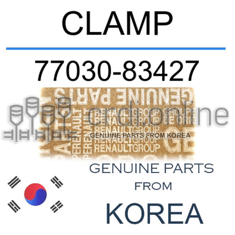 CLAMP [ORIGINAL] 77030-83427 7703083427 77030 83427
