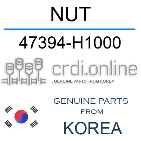 NUT 47394-H1000 47394H1000 47394 H1000