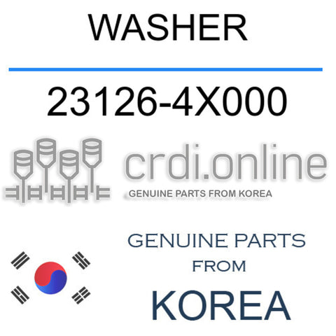 WASHER [ORIGINAL] 23126-4X000 231264X000 23126 4X000