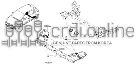 FAIRING-REAR AXLE 55582-6265R 555826265R 55582 6265R