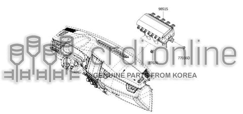 MODULE ASSY-AIR BAGASSISTANT 98515-9279R 985159279R 98515 9279R