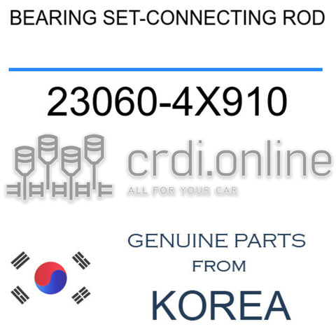 BEARING SET-CONNECTING ROD 23060-4X910 230604X910 23060 4X910