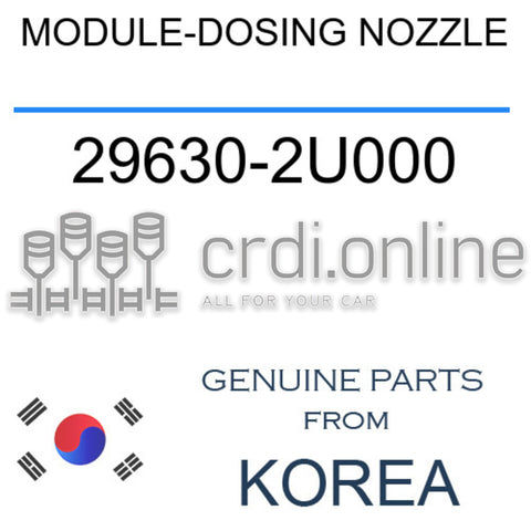 INJECTOR ASSY-UREA(CD) [ORIGINAL] 29630-2U000 296302U000 29630 2U000