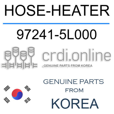 HOSE-HEATER [ORIGINAL] 97241-5L000 972415L000 97241 5L000