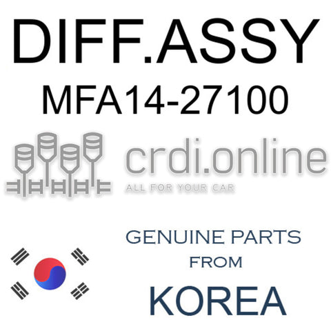 DIFF.ASSY [ORIGINAL] MFA14-27100 MFA1427100 MFA14 27100