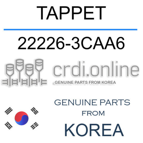 TAPPET [ORIGINAL] 22226-3CAA6 222263CAA6 22226 3CAA6