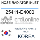 HOSE-RADIATOR INLET [ORIGINAL] 25411-D4000 25411D4000 25411 D4000