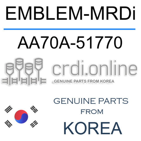 EMBLEM-MRDi [ORIGINAL] AA70A-51770 AA70A51770 AA70A 51770