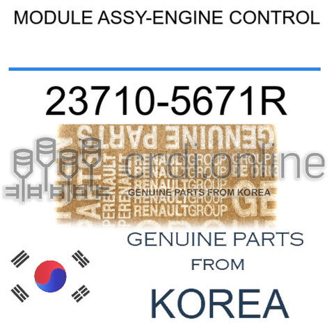 MODULE ASSY-ENGINE CONTROL [ORIGINAL] 23710-5671R 237105671R 23710 5671R